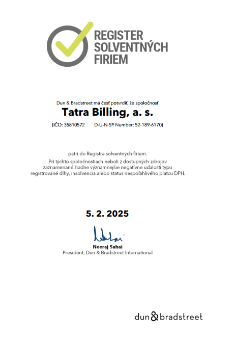 Register solventných firiem